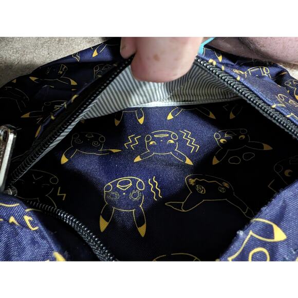 Pokemon x Loungefly Pikachu Expressions Backpack Funny Faces Blue Yellow - Picture 2 of 9